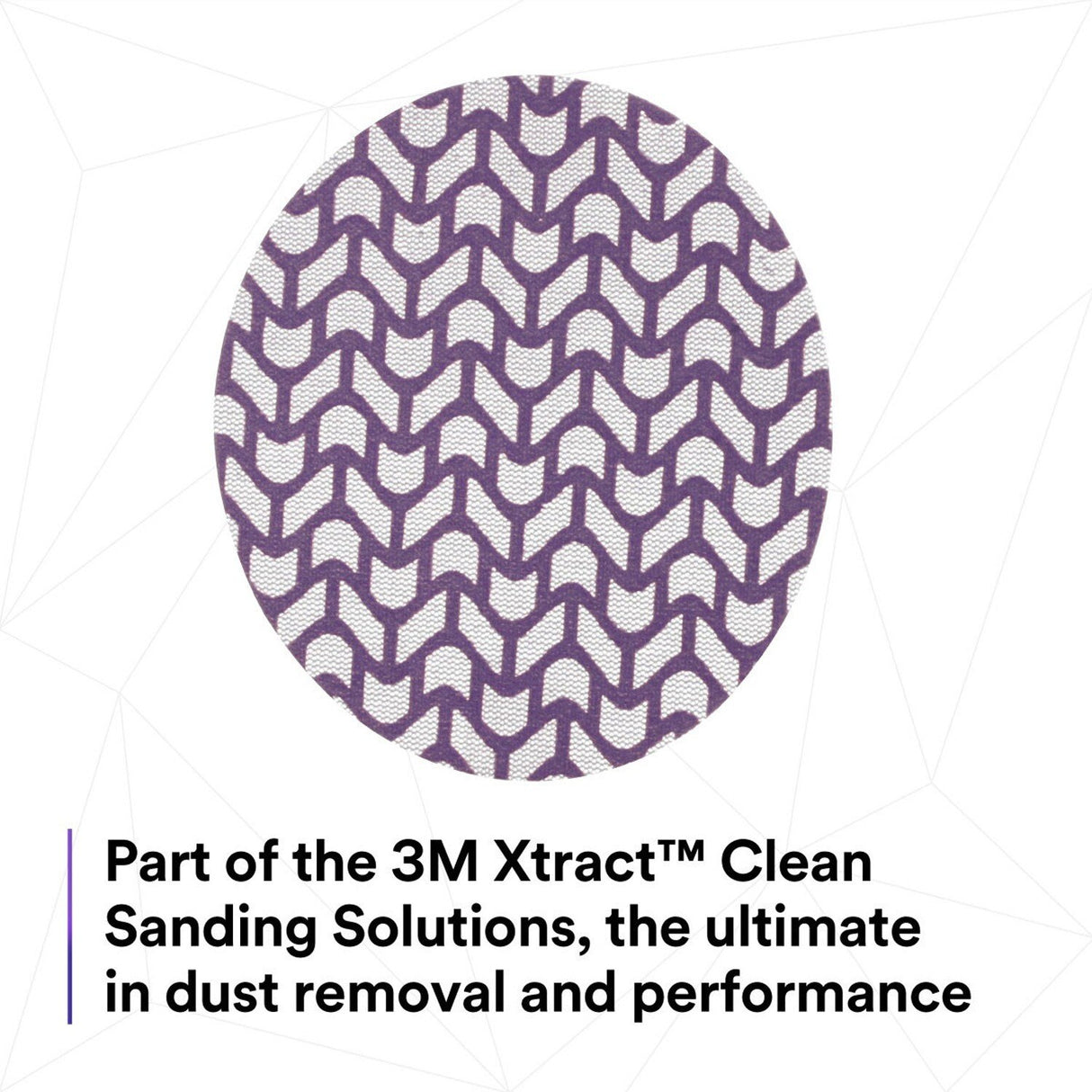 3M 710W 88472 Cubitron II Net Disc, 150+ Grit, Purple, 5 in x NH, Die 500X, Hook and Loop (7100288234) (300 Pack) - 7