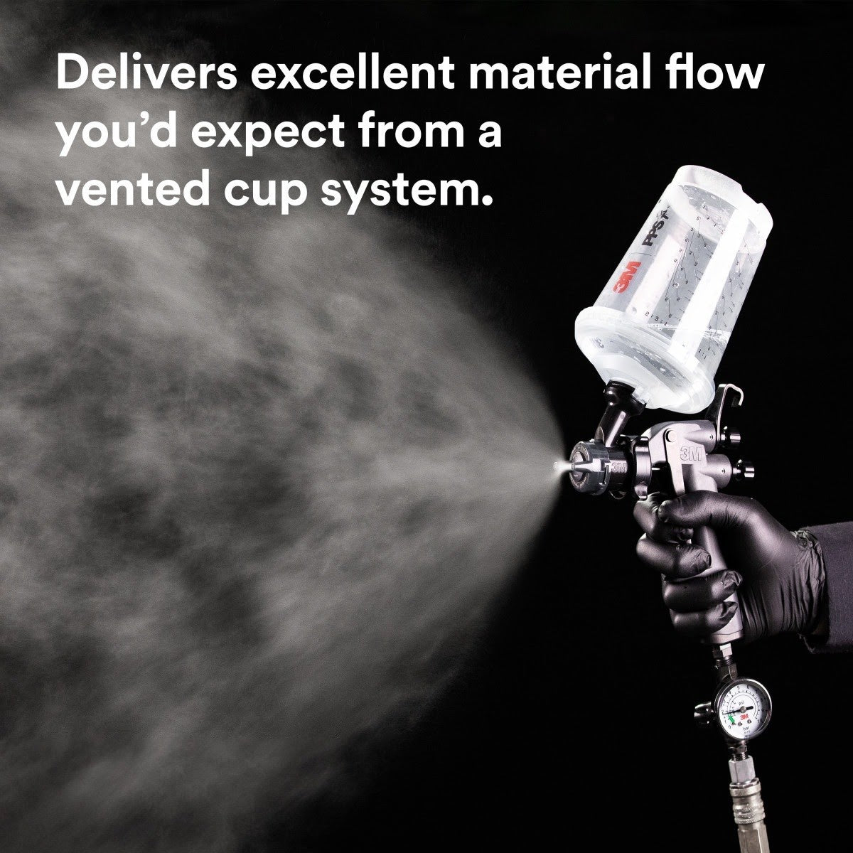 3M 26264 PPS Series 2.0 Vented Spray Cups Kit, Large (32.1 fl oz, 950 ml), 200 Micron Filter (7100292052) - 7