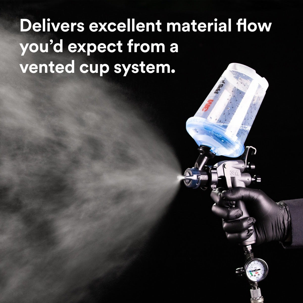 3M 26264 PPS Series 2.0 Vented Spray Cups Kit, Large (32.1 fl oz, 950 ml), 200 Micron Filter (7100292052) - 8