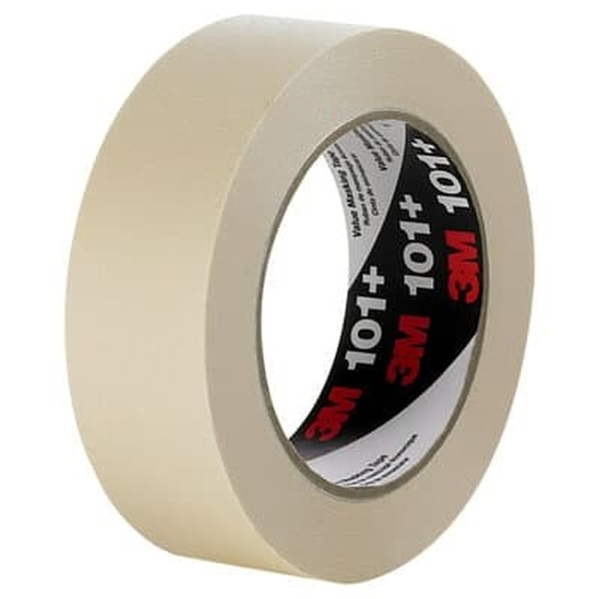 3M 101+ Value Masking Tape, Tan, 48 mm x 55 m, 5.1 mil (7100293677)