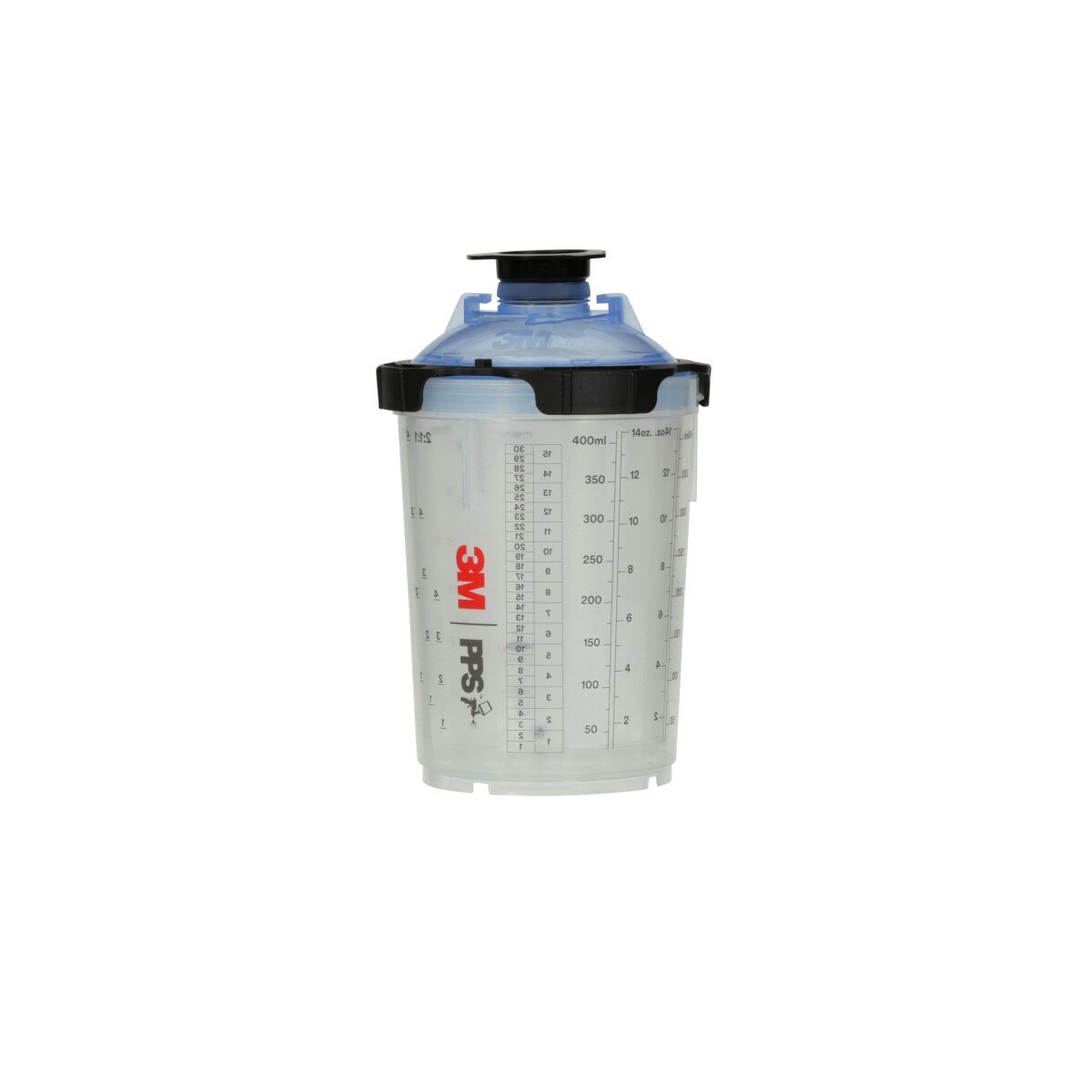 3M 26312 PPS Spray Cup System Kit, Midi, 13.5 fl oz, 125 Micron Filter (7100296772)