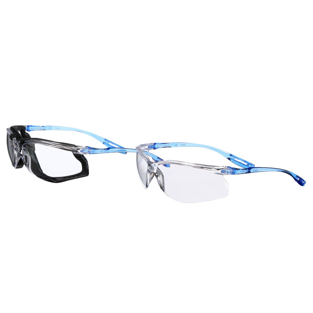 3M 43490 VCCS01-FM/VCCS01 Virtua Safety Glasses, CCS and Virtua Sport CCS, Anti-Fog, Anti-Scratch, Clear Lens, ANSI Z87, Corded Ear Plug Control System, Removable Foam Gasket (7100300574) (100 Pack) - 3