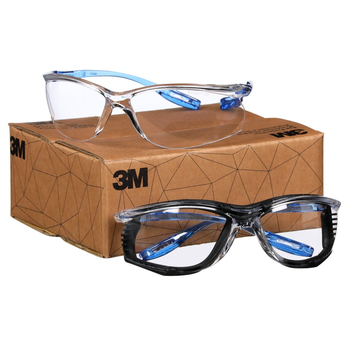 3M 43490 VCCS01-FM/VCCS01 Virtua Safety Glasses, CCS and Virtua Sport CCS, Anti-Fog, Anti-Scratch, Clear Lens, ANSI Z87, Corded Ear Plug Control System, Removable Foam Gasket (7100300574) (100 Pack) - 5