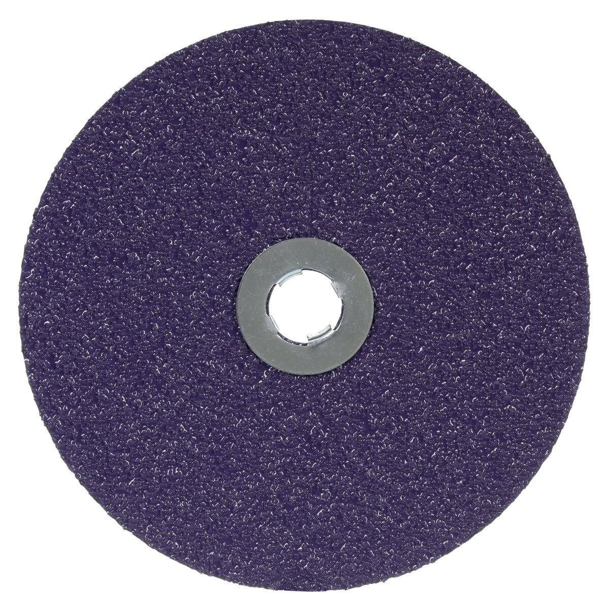 3M 1182C Cubitron Fibre Disc, GL Quick Change, 36 Plus, Purple, 7 in, Precision Shaped Ceramic for Mild or Carbon Steel Beveling Heavy Grinding Weld Removal (7100309796) (100 Pack)