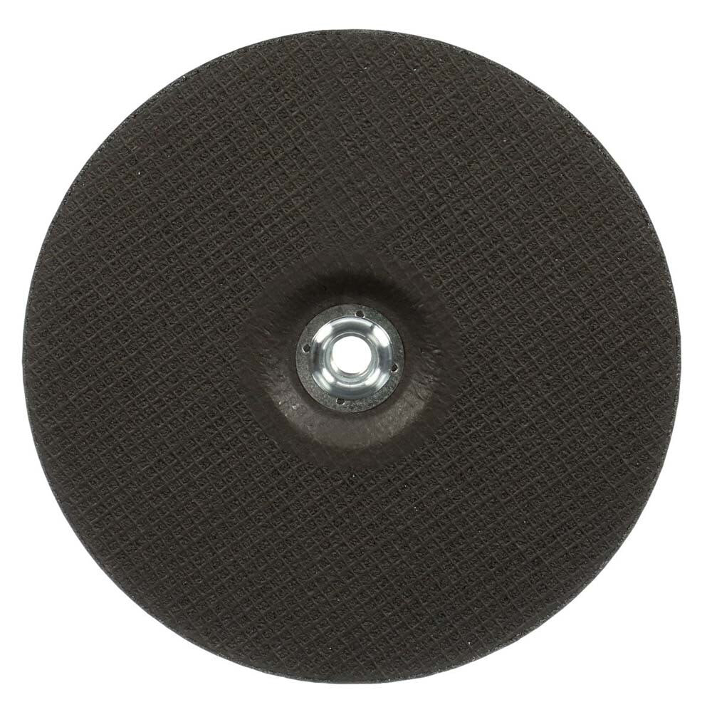3M 88993 Cubitron 3 Cut and Grind Wheel, 36+ Grit, Type 27, 9 in x 1/8 in x 5/8 in-11 Thread, ANSI Rated for Cutting and Grinding (7100313197) (10 Pack) - 4