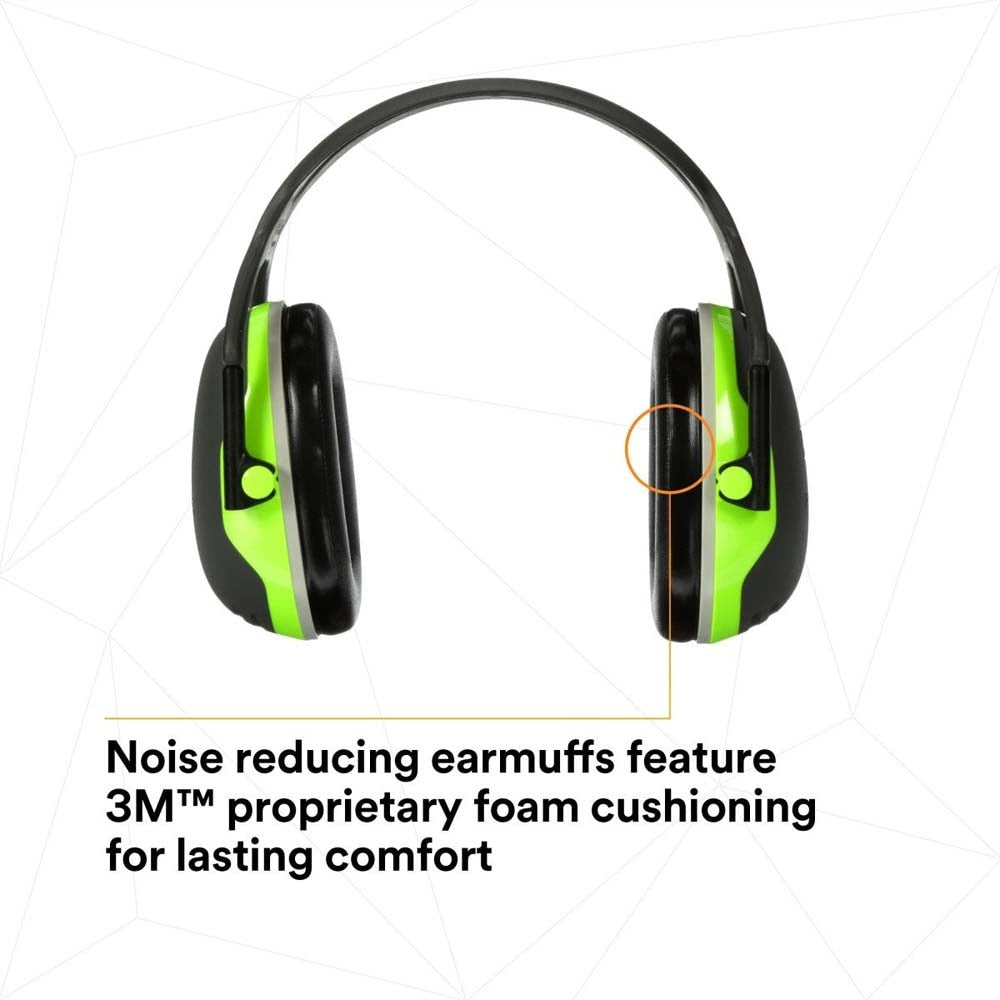 3M X4A PELTOR Over-the-Head Earmuffs, 27 dB NRR Hearing Protection (7100315081) - 7