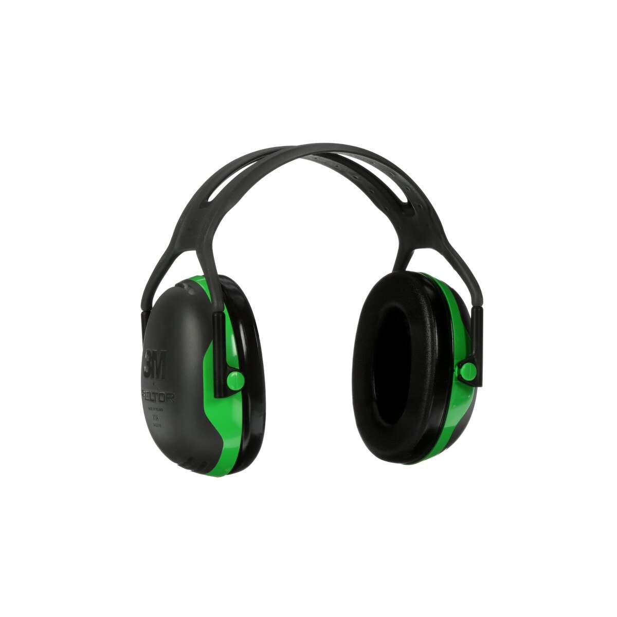 3M X1A PELTOR Over-the-Head Earmuffs, X Series, Green, One Size Fits Most (27287-case) (7100315111) (Case of 10) - (10Pack) - 2