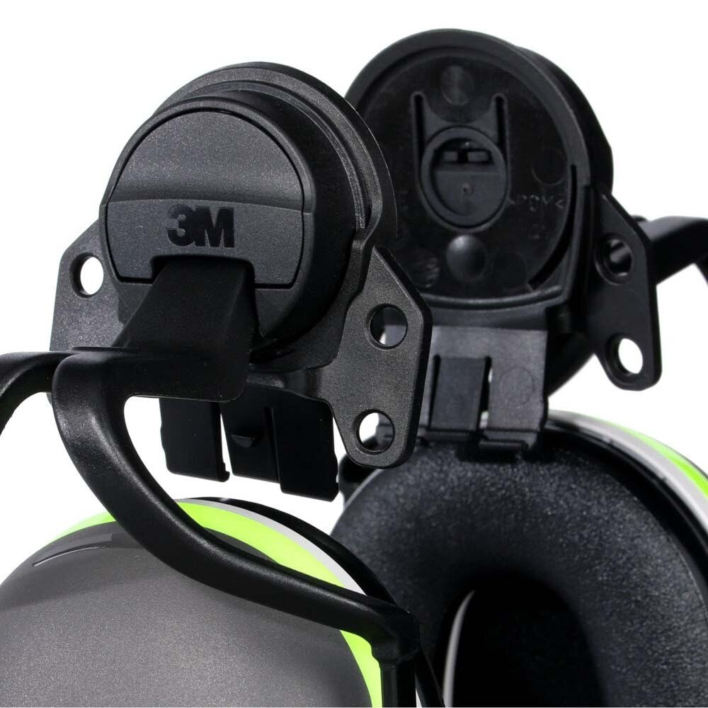 3M X4P51E Peltor Full Brim Helmet Attached Earmuffs, Electrically Insulated, NRR 26 dB (7100315224) - (10Pack) - 3
