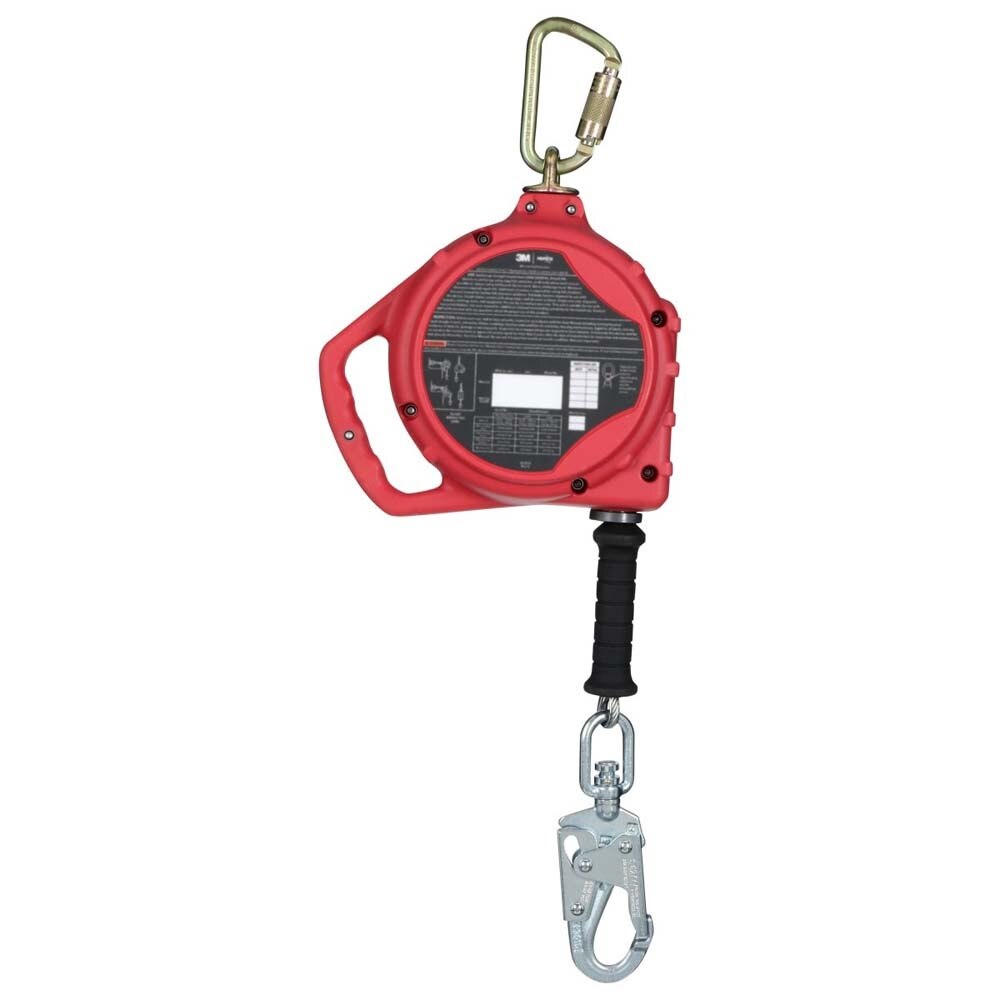 3M 3590036 Protecta Self-Retracting Lifeline , Galvanized Cable, Steel Swivel Snap Hook, 33 ft., Class 1, ANSI (7100318436) - 2