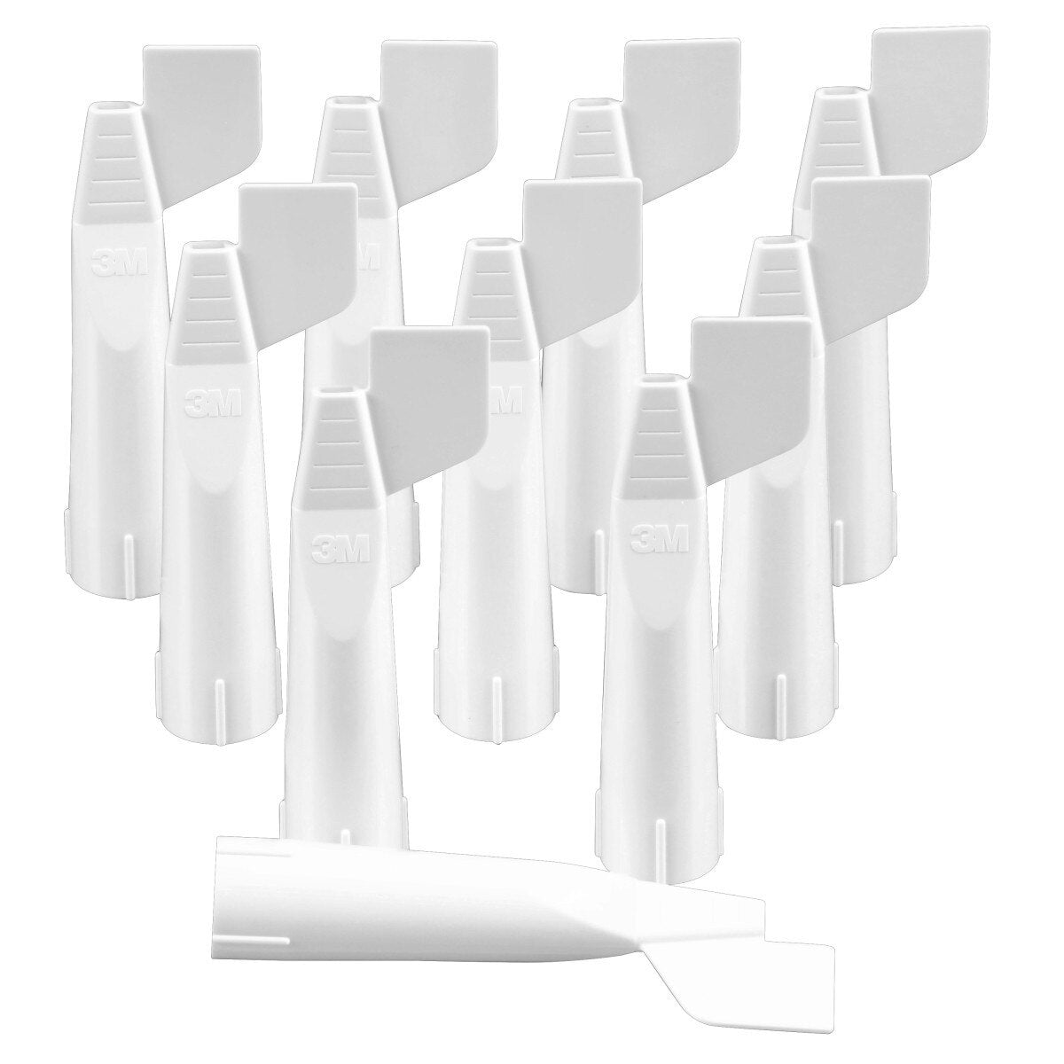 3M 33992 OEM Match Wing Nozzle Tip, 1K, White, Threaded Plastic, for Seam Sealer OEM Replication (7100321273) (50 Pack) - 3