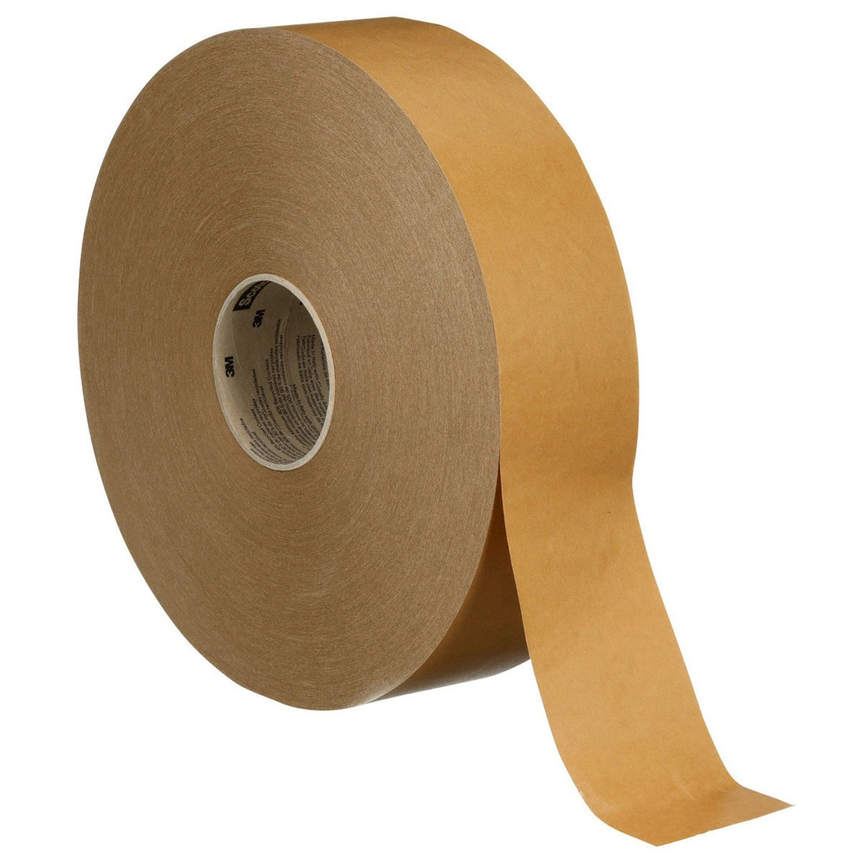 3M 570 Scotch Performance Paper Box Sealing Tape, Brown, 2-13/16 in x 547 yd (72 mm x 500 m), Recycle-Compatible (7100332888) - 3