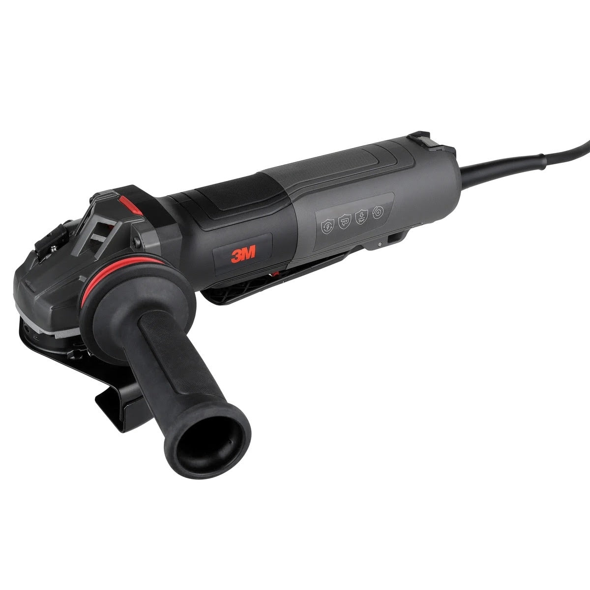 3M 11129 Electric Angle Grinder 4.5-5 in Paddle Switch, 120V (7100336685)
