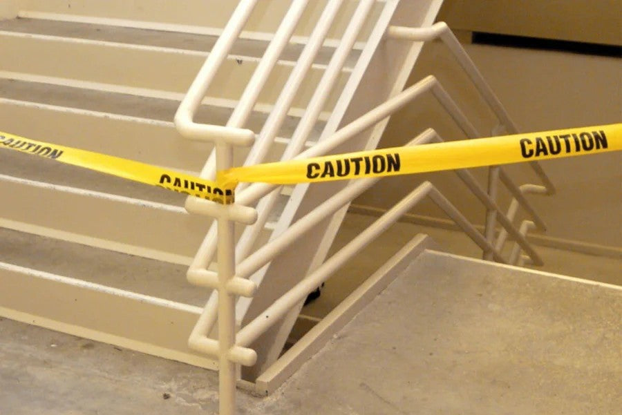 3M Scotch Barricade Tape 301, CAUTION, Non-adhesive, Yellow, 3 in x 300 ft (301-Y-3X300FT) (7000132914) 