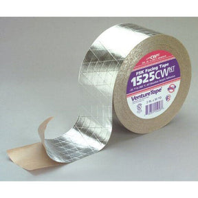 3M 1525CW-3 3" Venture Tape FSK Facing Tape Natural Aluminum