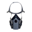 3M 7503 Reusable Half Facepiece Respirator, Cool Flow Valve, Bayonet Connection, Large (7100134949)