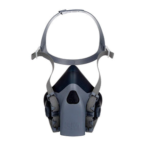 3M 7503 Reusable Half Facepiece Respirator, Cool Flow Valve, Bayonet Connection, Large (7100134949)