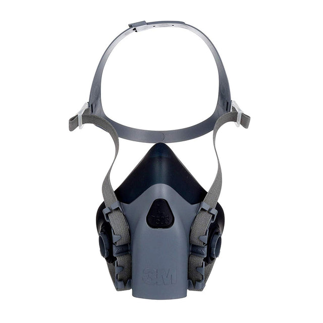 3M 7503 Reusable Half Facepiece Respirator, Cool Flow Valve, Bayonet Connection, Large (7100134949)