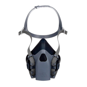 3M 7503 Reusable Half Facepiece Respirator, Cool Flow Valve, Bayonet Connection, Large (7100134949)