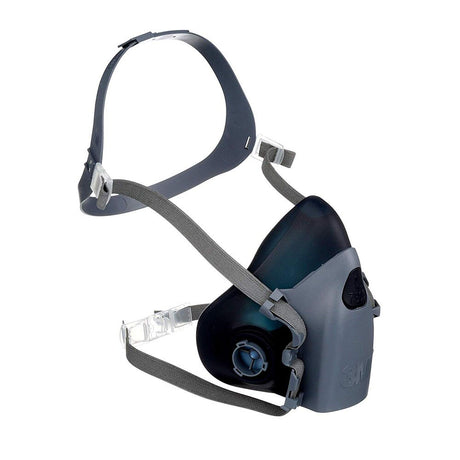3M 7503 Reusable Half Facepiece Respirator, Cool Flow Valve, Bayonet Connection, Large (7100134949) - 3