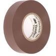 3M 165 165BR4A Temflex Vinyl Electrical Tape, Brown, 3/4 in x 60 ft, 6 mil, 600V, PVC Insulating Tape (7100169191)