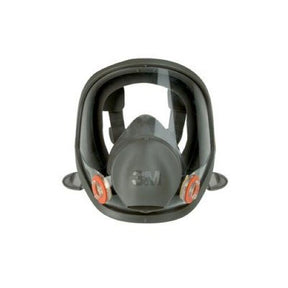 3M 54159 6900 Full Facepiece Reusable Respirator 6000 Series, Large, Silicone Face Seal, Bayonet Connection, ANSI High Impact Eye Protection, NIOSH Approved (7000002037)