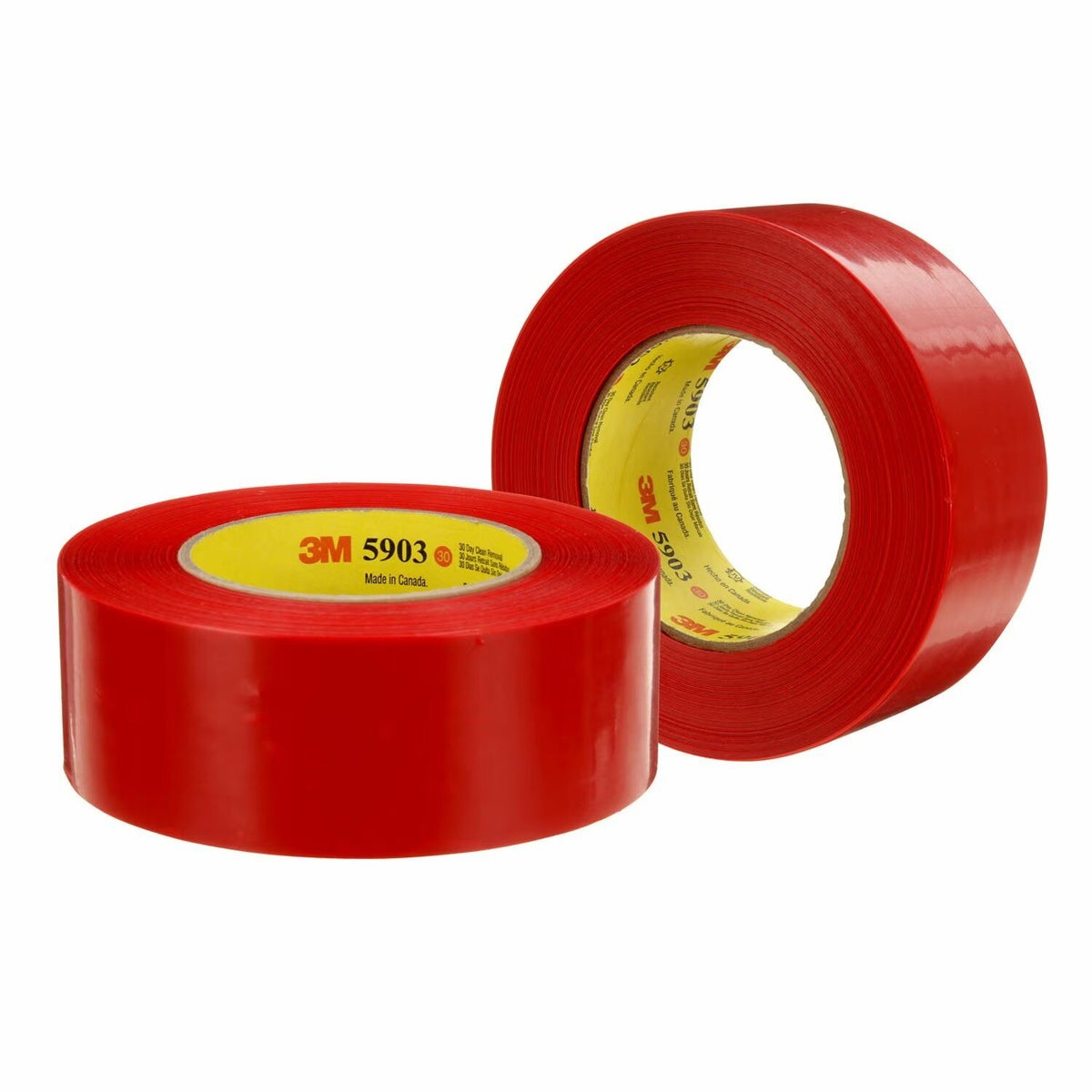 3M 5903 Outdoor Masking Poly Tape Red 48 mm x 54.8 m 7.5 mil
