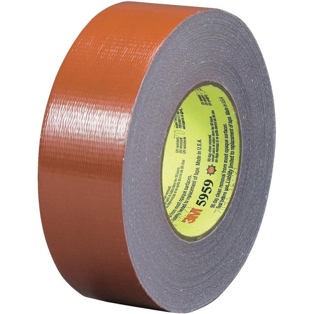 3M 5959 Outdoor Masking and Stucco Tape Red, 48 mm x 41.1 m 12.0 mil (7000124742) - 2