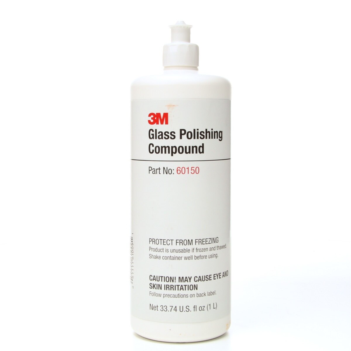 3M 60150 Glass Polishing Compound, 1 L Bottle, White (61009) (7000000321)  - (6Pack)