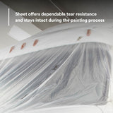 3M 06727 Overspray Protective Sheeting, Translucent, Tear Resistant, Durable, 12 ft x 400 ft (7000000350) - 4