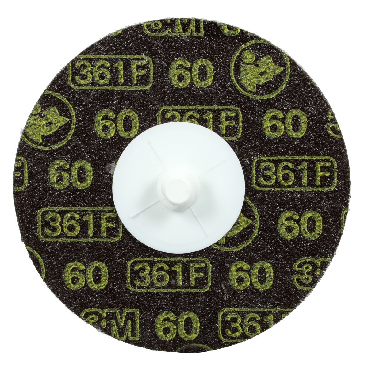 3M 361F Roloc Disc, 60 YF-weight, TR, 2 in, Die R200P (7000000376) (200 Pack)