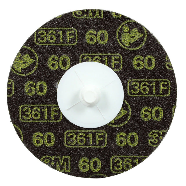 3M 361F Roloc Disc, 60 YF-weight, TR, 2 in, Die R200P (7000000376) (200 Pack)