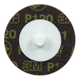 3M 361F Roloc Disc, P120 XF-weight, TR, 2 in, Die R200P (7000000388) (200 Pack)