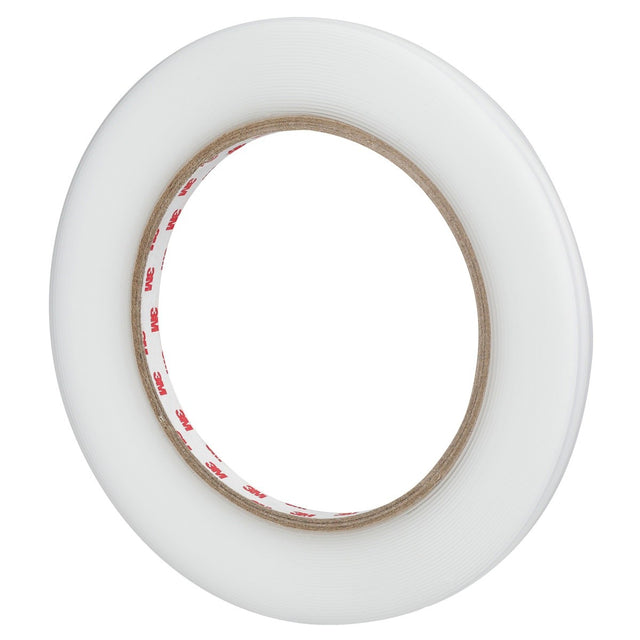 3M 06800 Smooth Transition Tape, Center Adhesive, Transparent, 1/4 in x 30 ft (7000000459) (60 Pack)