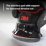 3M 05771 Hookit Soft Interface Pad, 3 in, Foam, 6-Hole, Soft Pad for Autobody Sanding (5771) (7000000490)  - (10Pack) - 8