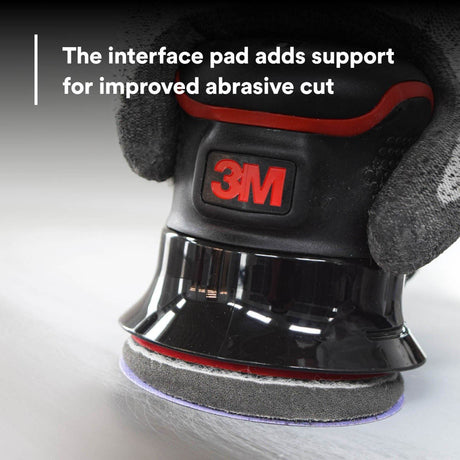3M 05771 Hookit Soft Interface Pad, 3 in, Foam, 6-Hole, Soft Pad for Autobody Sanding (5771) (7000000490)  - (10Pack) - 8
