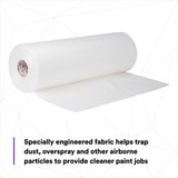 3M 36852 Dirt Trap Protection Material, Nonwoven Overspray Protection, White, 28 in x 300 ft (7000000528) - 4