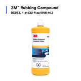 3M 05973 00597 Rubbing Compound, Liquid Formula, 1 qt 32 fl oz/946 mL for Automotive Paint Finishes (7000000537)  - (6Pack) - 2