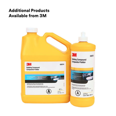 3M 05973 00597 Rubbing Compound, Liquid Formula, 1 qt 32 fl oz/946 mL for Automotive Paint Finishes (7000000537)  - (6Pack) - 6