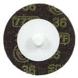 3M 777F Roloc Disc, TR Quick Change, Ceramic Aluminum Oxide 36 Grit, Orange, 2 in (7000000549) (200 Pack)