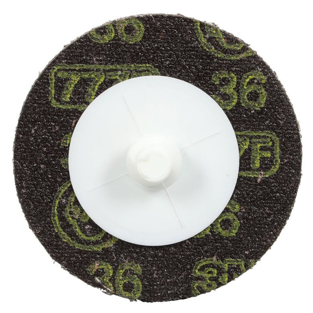 3M 777F Roloc Disc, TR Quick Change, Ceramic Aluminum Oxide 36 Grit, Orange, 2 in (7000000549) (200 Pack)