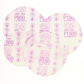 3M 260L 00908 Hookit Finishing Film Abrasive Disc, P1200, Gold, 3 in (7000000561) (200 Pack)