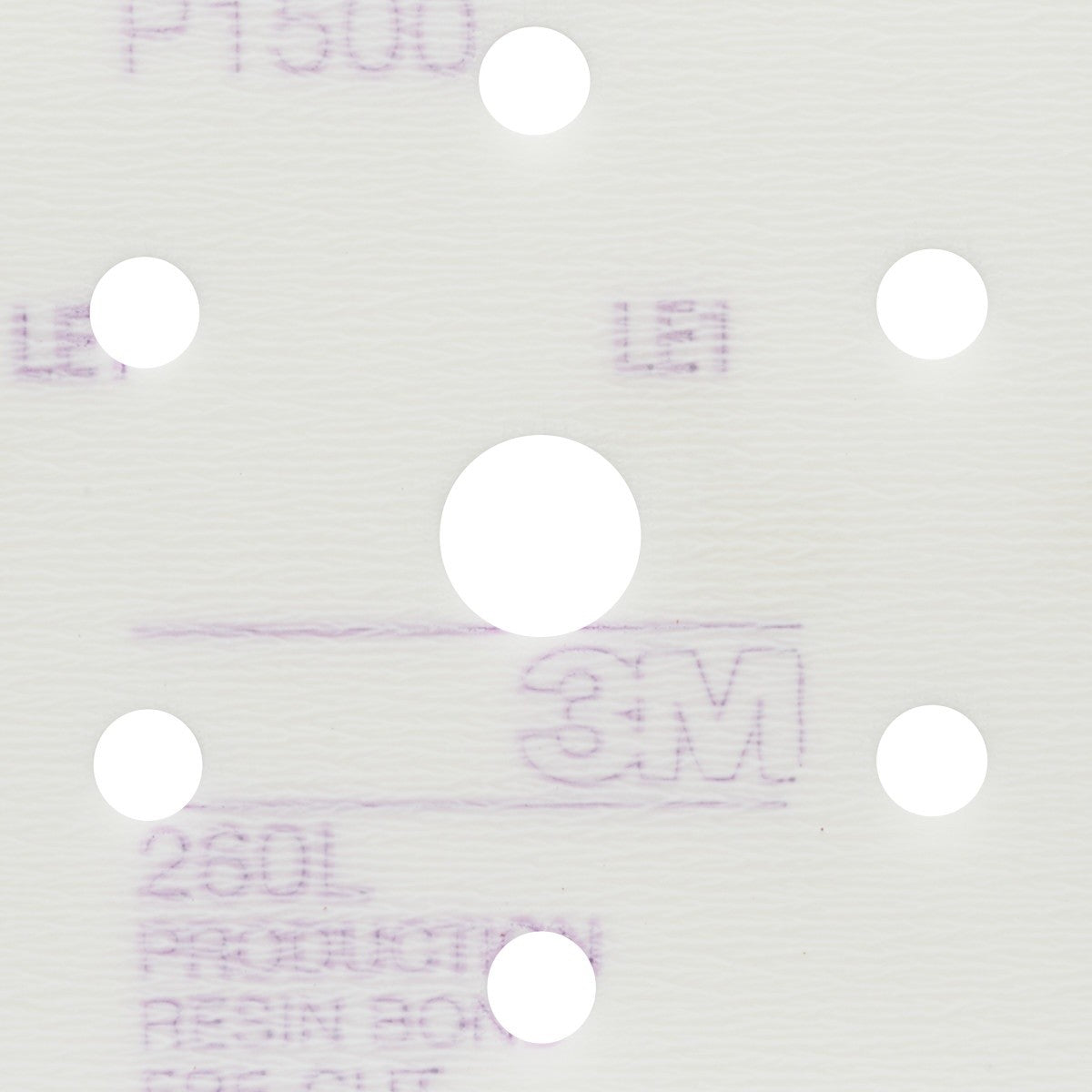 3M 260L 00953 Hookit Finishing Film Abrasive Disc, Aluminum Oxide, P1000, Purple, 5 in (7000000564) (400 Pack) - 2