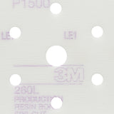 3M 260L 00953 Hookit Finishing Film Abrasive Disc, Aluminum Oxide, P1000, Purple, 5 in (7000000564) (400 Pack) - 2