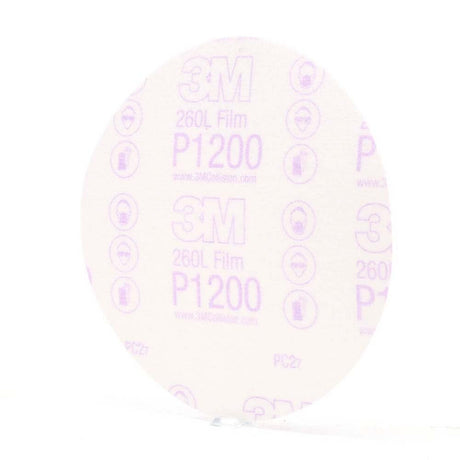 3M 00968 Hookit Finishing Film Abrasive Disc 260L, 6 in (7000000567) (100 Pack) - 2