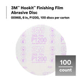 3M 00968 Hookit Finishing Film Abrasive Disc 260L, 6 in (7000000567) (100 Pack) - 5