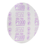 3M 260L 00969 Hookit Finishing Film Abrasive Disc, P1000, 6 in, Clear Coat Sanding, Paint Finishing, Defect Removal (7000000568) (400 Pack) - 2