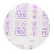 3M 260L 00970 Hookit Finishing Film Abrasive Disc, P800, White, 6 in (7000000569) (400 Pack)