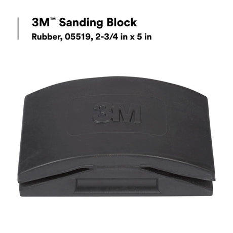 3M Sanding Block, Rubber, Professional Grade, 2-3/4 in x 5 in, For Putty and Filler (05519) (7000000587) (10 Pack) - 6