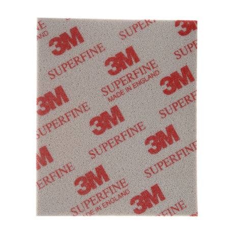 3M 02602 2602 Softback Sanding Sponge Superfine Gray 4-1/2 in x 5-1/2 in Wet or Dry Hand Sanding (7000000588) (120 Pack) - 2