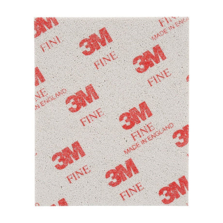 3M 02604 2604 Softback Sanding Sponge, Fine, Gray, 4-1/2 in x 5-1/2 in (7000000589) (120 Pack) - 2